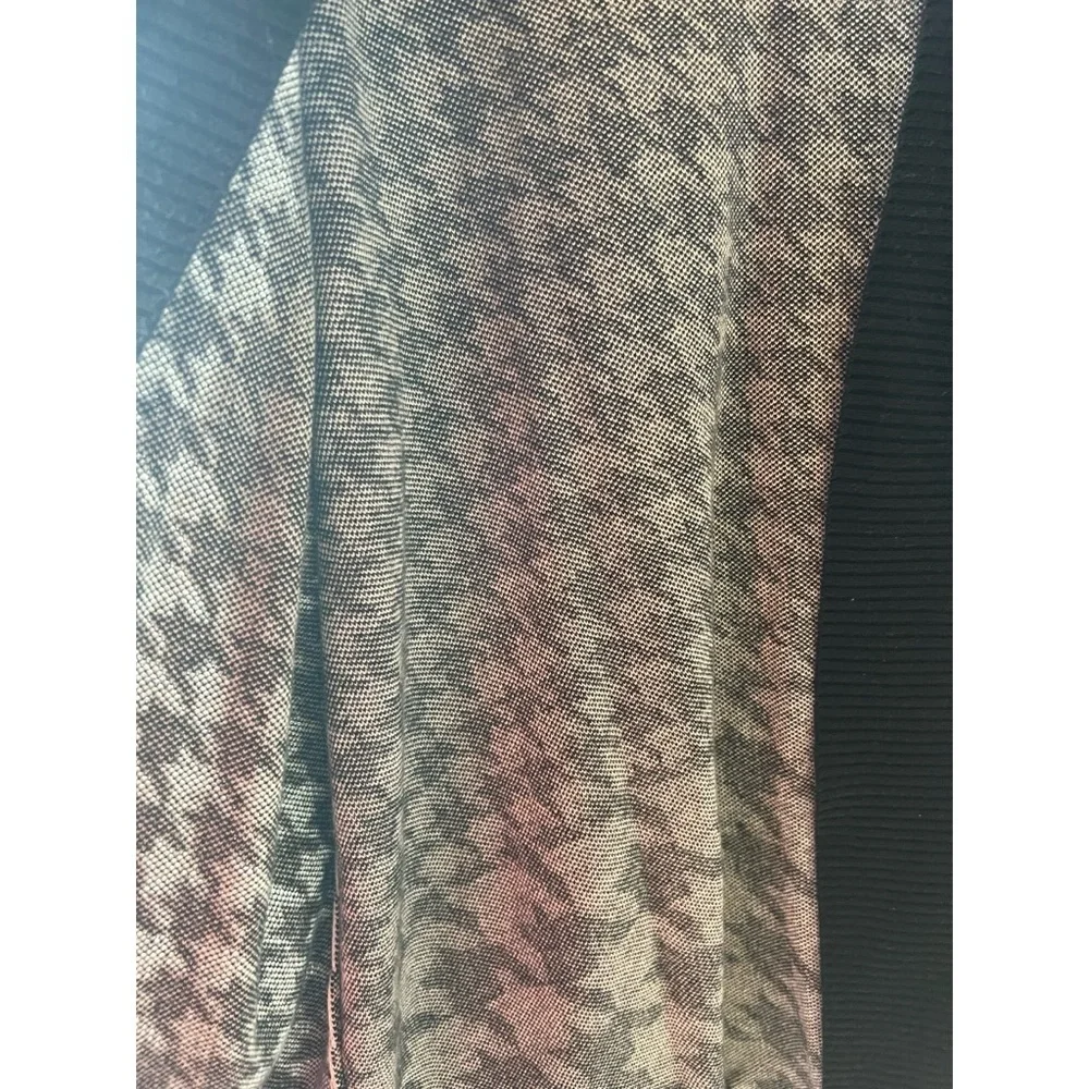 Black & White Houndstooth Cardigan Duster Statement Knit Sweater EUC 2XL #661